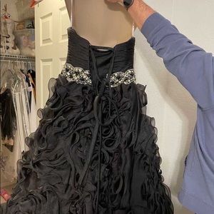 Black Corset Ballgown Dress